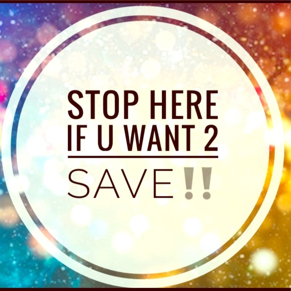 🛑 STOP IN THE NAME OF SAVING MONEY‼️